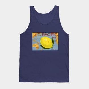 Vintage Pacific Brand Fruit Crate Label Tank Top